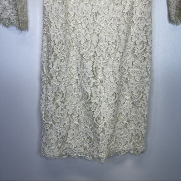 Diane Von Furstenberg Zarita lace Mini dress ivory - 4 - Picture 6 of 13
